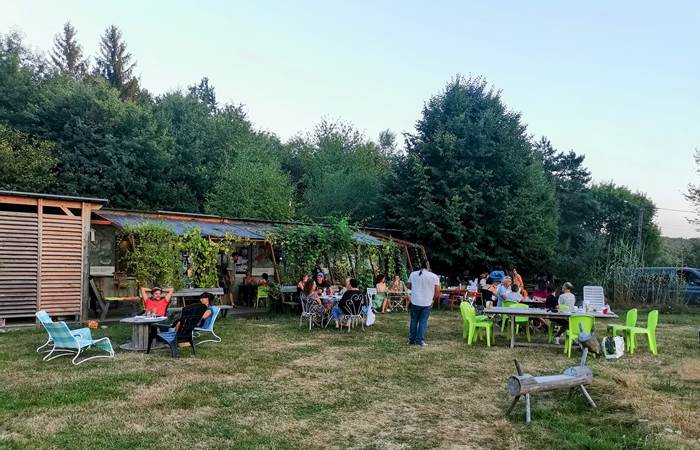 La maison d'accueil, le jardin