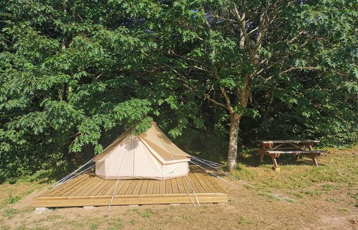 Tente en toile de coton 2_3 places