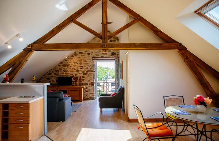 ESPACE CUISINE ET SALON GITE DES ROSIERS