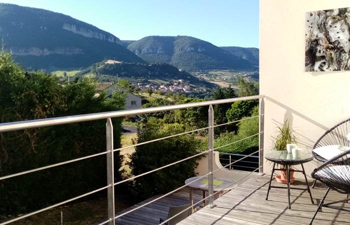 Chambre d'Hôtes chez Marie Vue de la terrasse