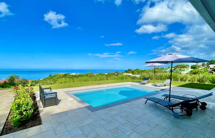 Vue mer des Caraibes à 180 degrés