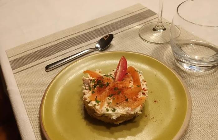 Entrée à la truite fumée - Le Veilleur de Noblat