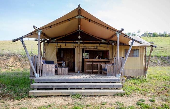 vue d'ensemble extérieur écolodge dreamer