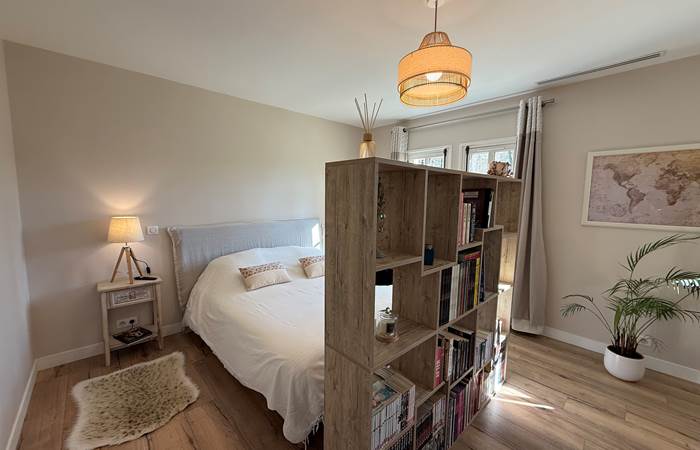 Lit et Bibliothéque suite Pierre 2