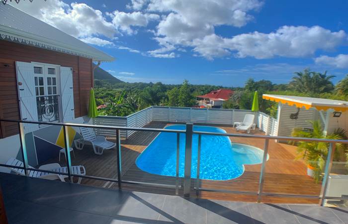 Villa Anj'any - vue de la terrasse