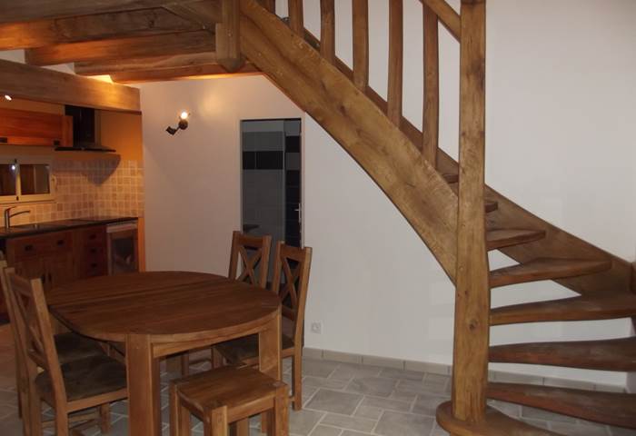 Escalier en chêne