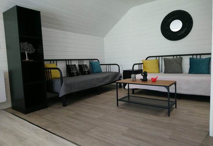 salon à l'étage