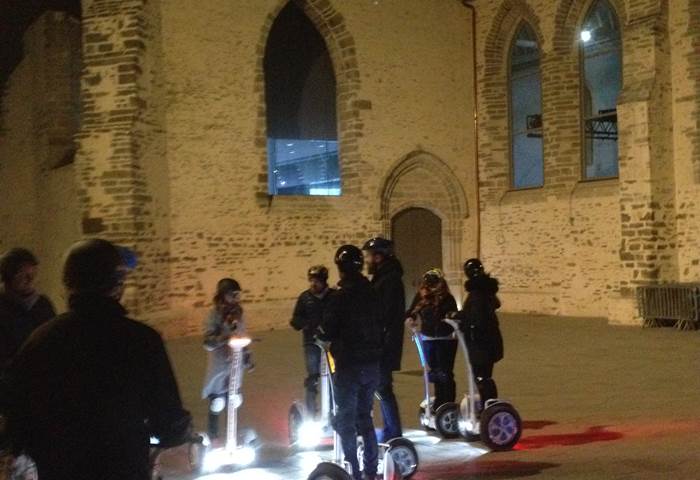 Balade nocturne fevrier 2018. Palai des congrès Rennes