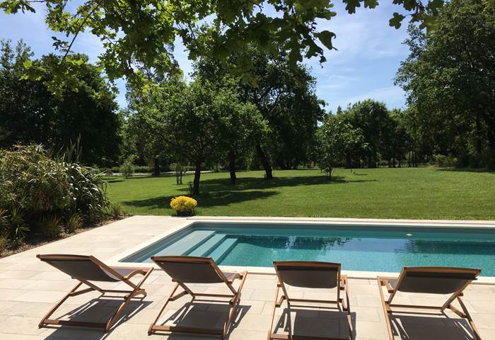 Piscine - vue parc