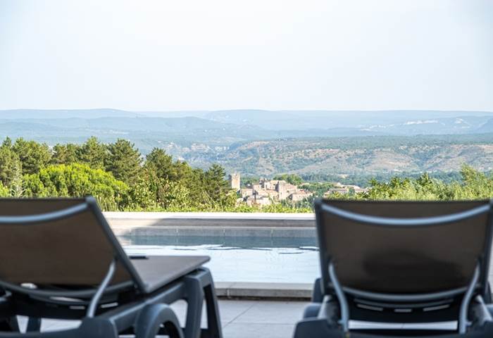 Vue de la piscine