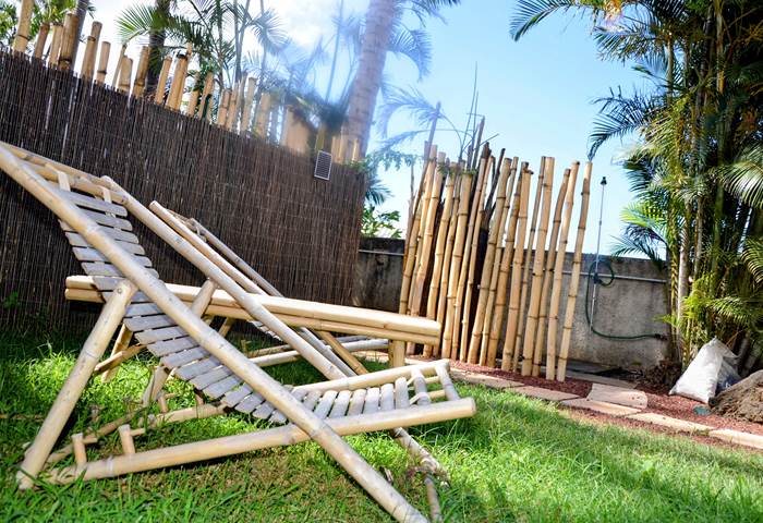 jardin appart locatif St-Paul
