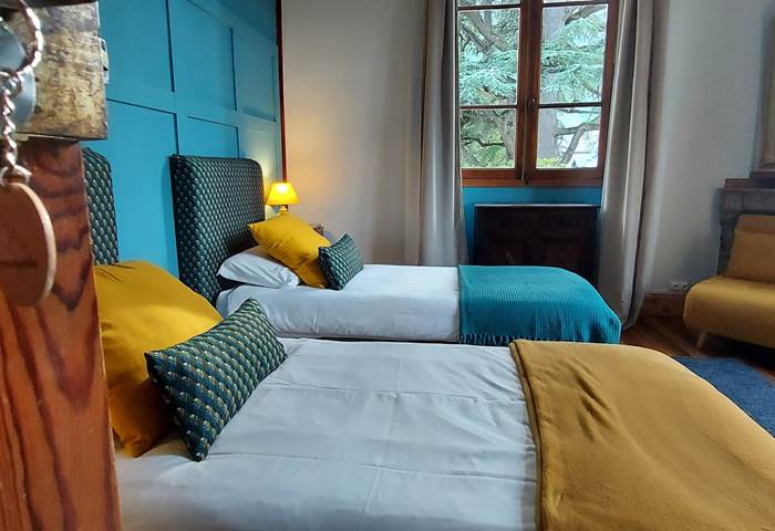 Peyresourde bedroom twin beds - 1st floor
