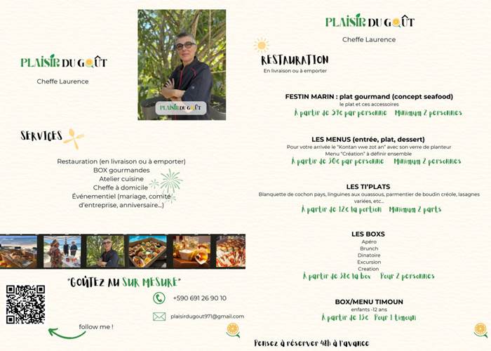 cheffe-laurence-livraison-domicile-sainte-anne-guadeloupe