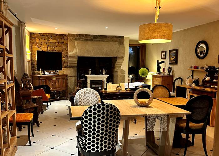 le salon, un lieu cosy et propice à la détente