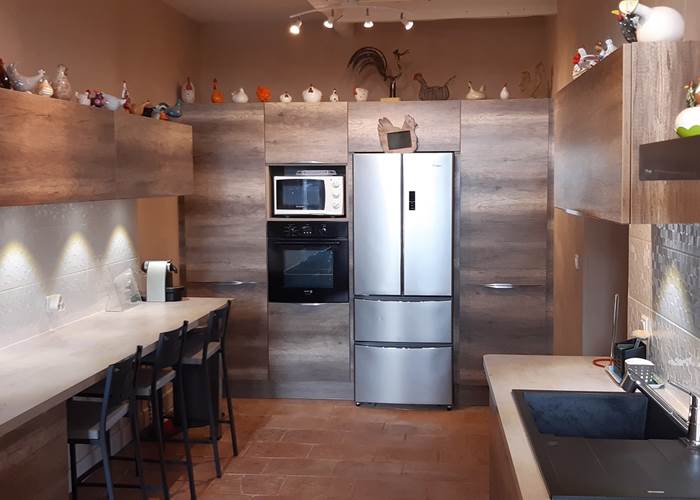 Une cuisine toute équipée