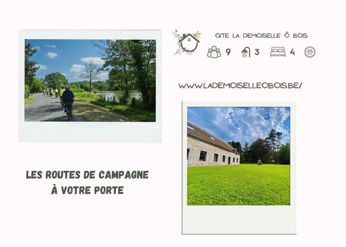La demoiselle ô bois circuit vélo campagnard