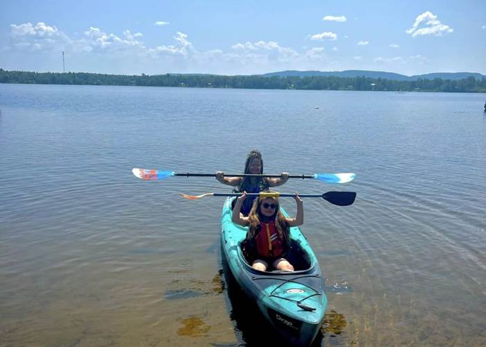 Kayak sur le lac