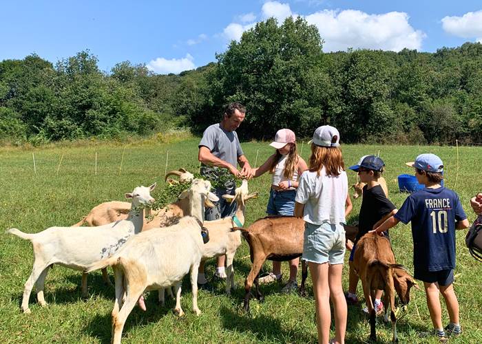 Visite de la ferme du Naray avec Didier