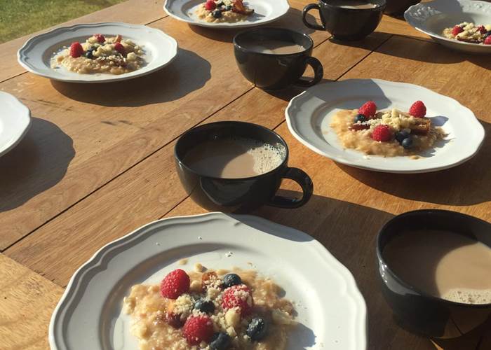 Exemple petit déjeuner traiteur stage