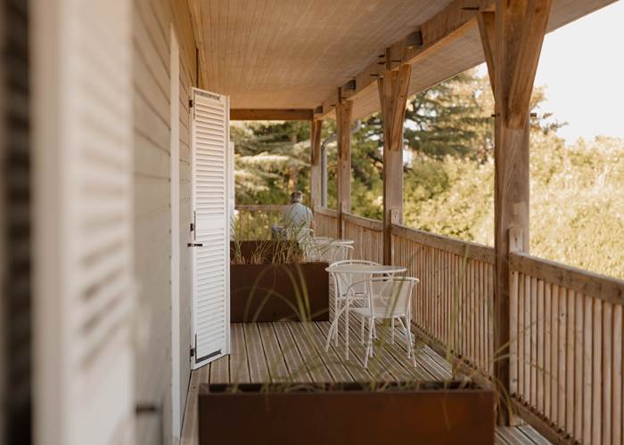 Terrasse du loft La Petite Couronne