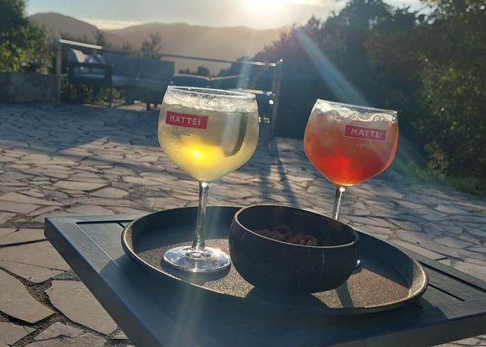 Capo Spritz au Coucher du Soleil / Domaine Cardu Corse