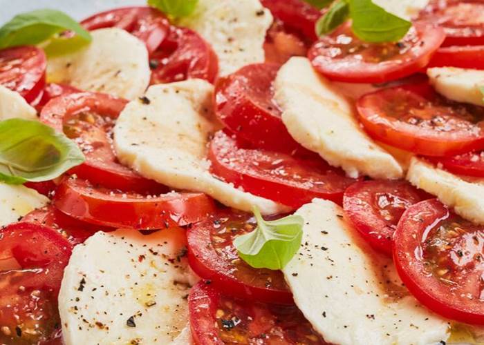 Les tomates mozzarella