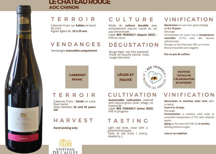 CHATEAU ROUGE - CHINON