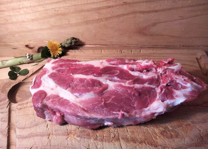 Côte échine de porc noir gascon