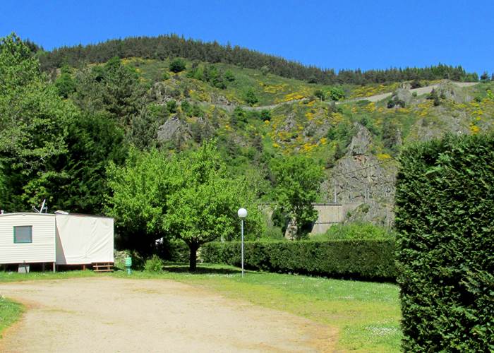 Vue sur les emplacements