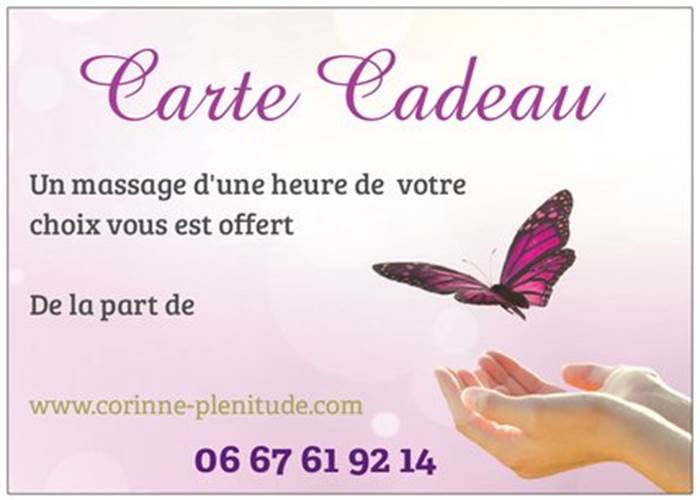 Carte cadeau Corinne