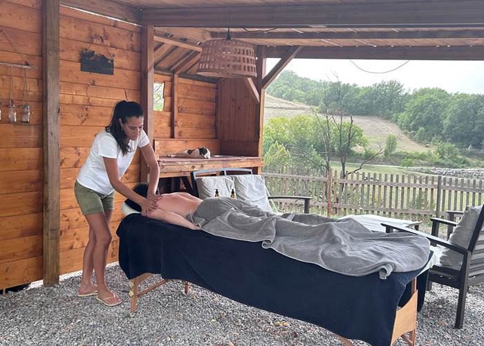 massage plein air