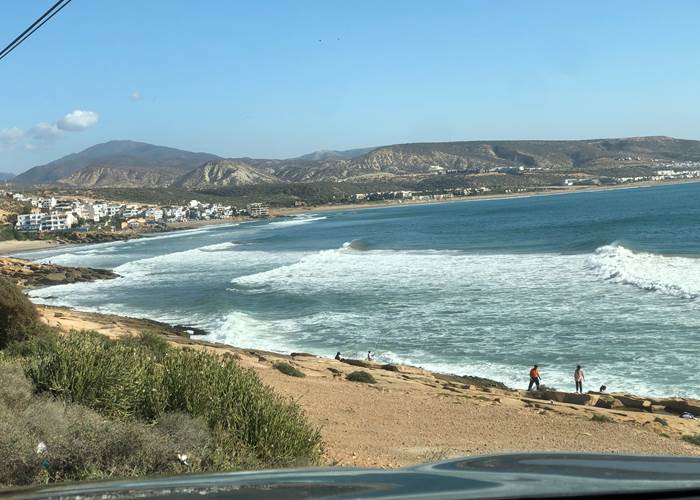 la magnifique baie de Taghazout