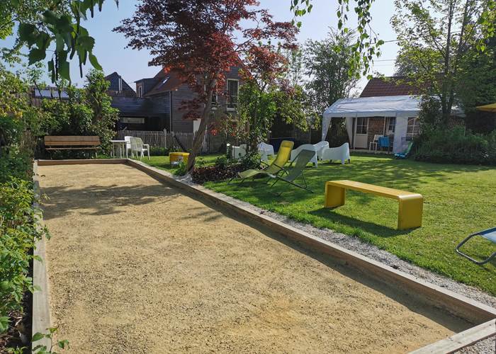 Grand jardin très apprécié par nos visiteurs.