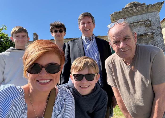 Gilles et famille Garesché à Nieulle sur Seudre en Charente Maritime