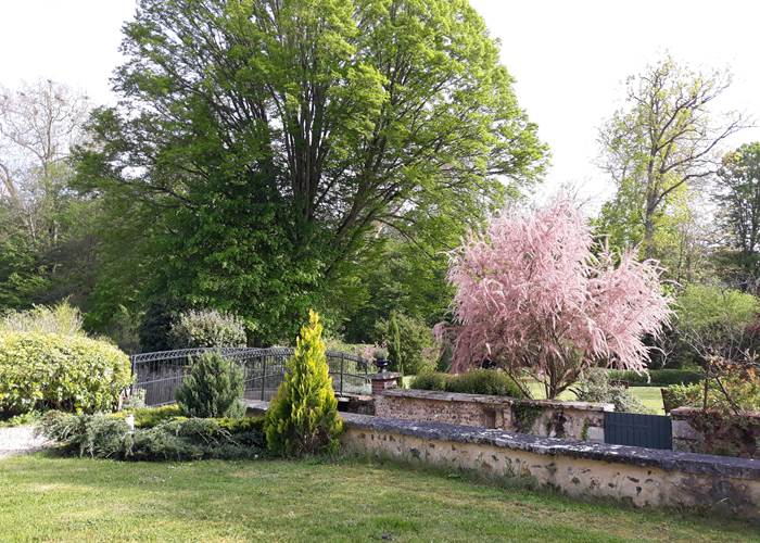 Détail jardin du Clos au printemps!