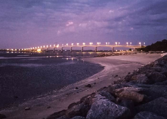 Ronce Les Bains by night