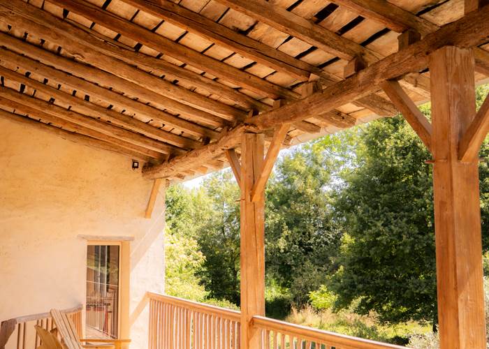 Terrasse  donnant sur le jardin