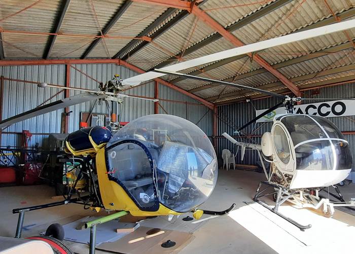 Hélicoptère "Les Ailes Argeliésoises"