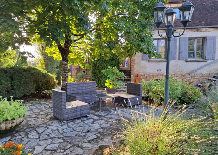 Chambre d'hôtes Sarlat - Les Charmes de Sarlat -Terrasse commune