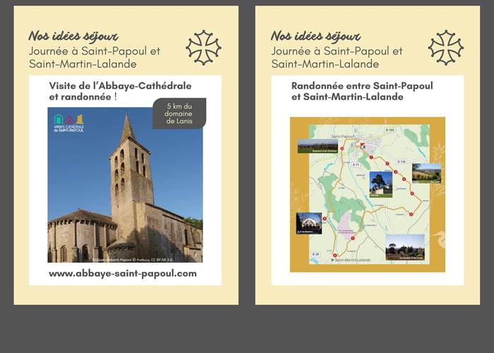 Abbaye Saint-Papoul - Randonnée