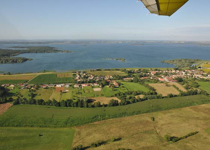 vue aérienne de Sainte-Marie du Lac