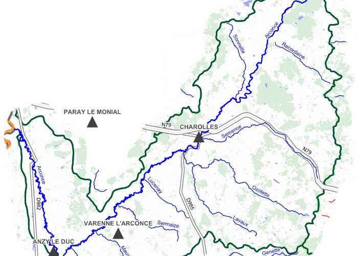 La pêche sur l’Arconce