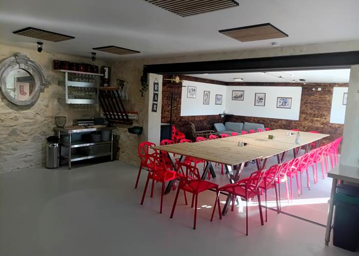 Les gîtes de Moussan - salle de recéption-page