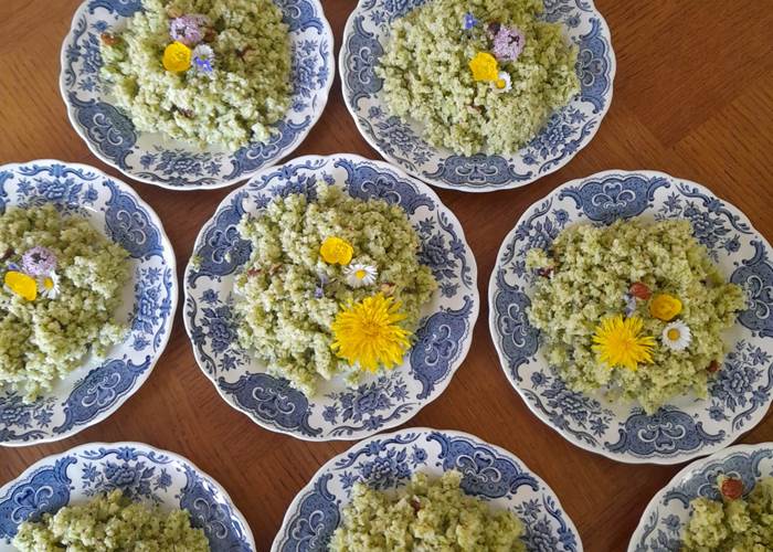 les assiettes multicolores de l'été