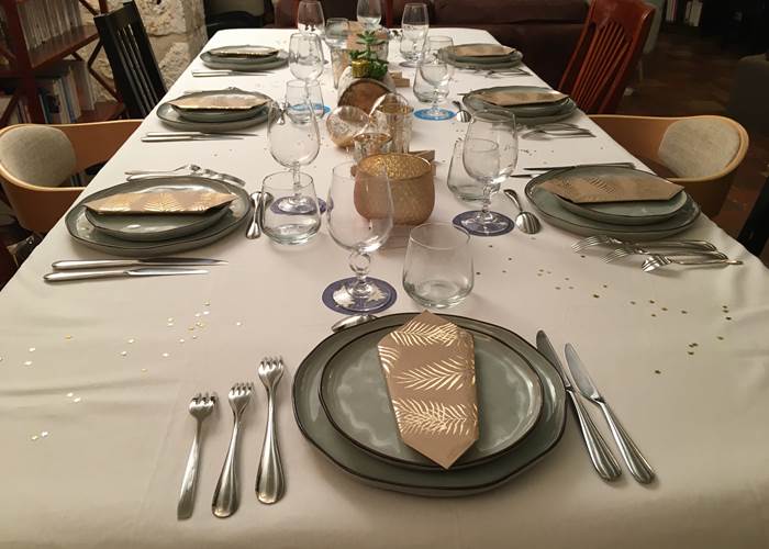 Notre table d'hôtes festive : soirée de Noël
