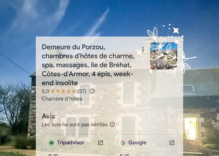 avis Google Demeure du Porzou