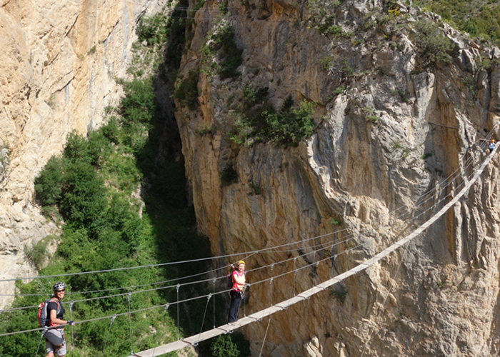 Via ferrata dans les Alpes-de-Haute-Provence