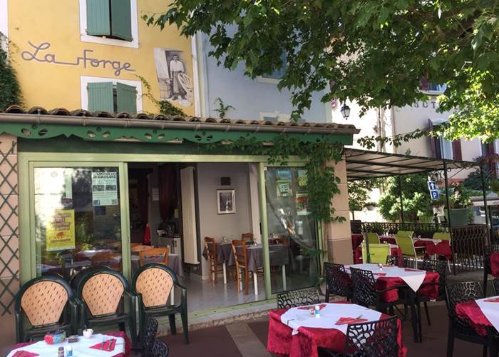 Terrasse ombragée par un platane centenaire Castellane