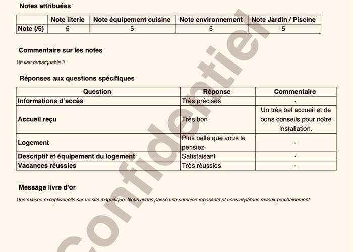 Séjour du 14/05 au 21/05/2022