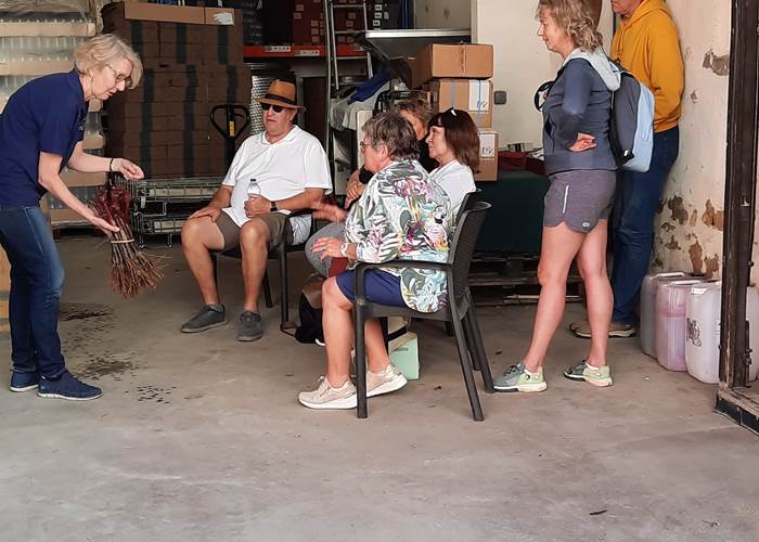 Première activité avec les vignerons Mailhacois 🍇 🍇 🍇